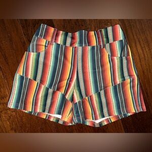Excellent Condition Women’s Crazy Train Multicolored Shorts size S